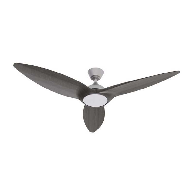 Eurolamp 300-25078 Ανεμιστήρας Οροφής  WIFI με LED Φως RGB & Κοντρόλ Φ132 DC μοτέρ 35W Γκρι Ξύλου (300-25078)